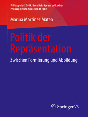 cover image of Politik der Repräsentation